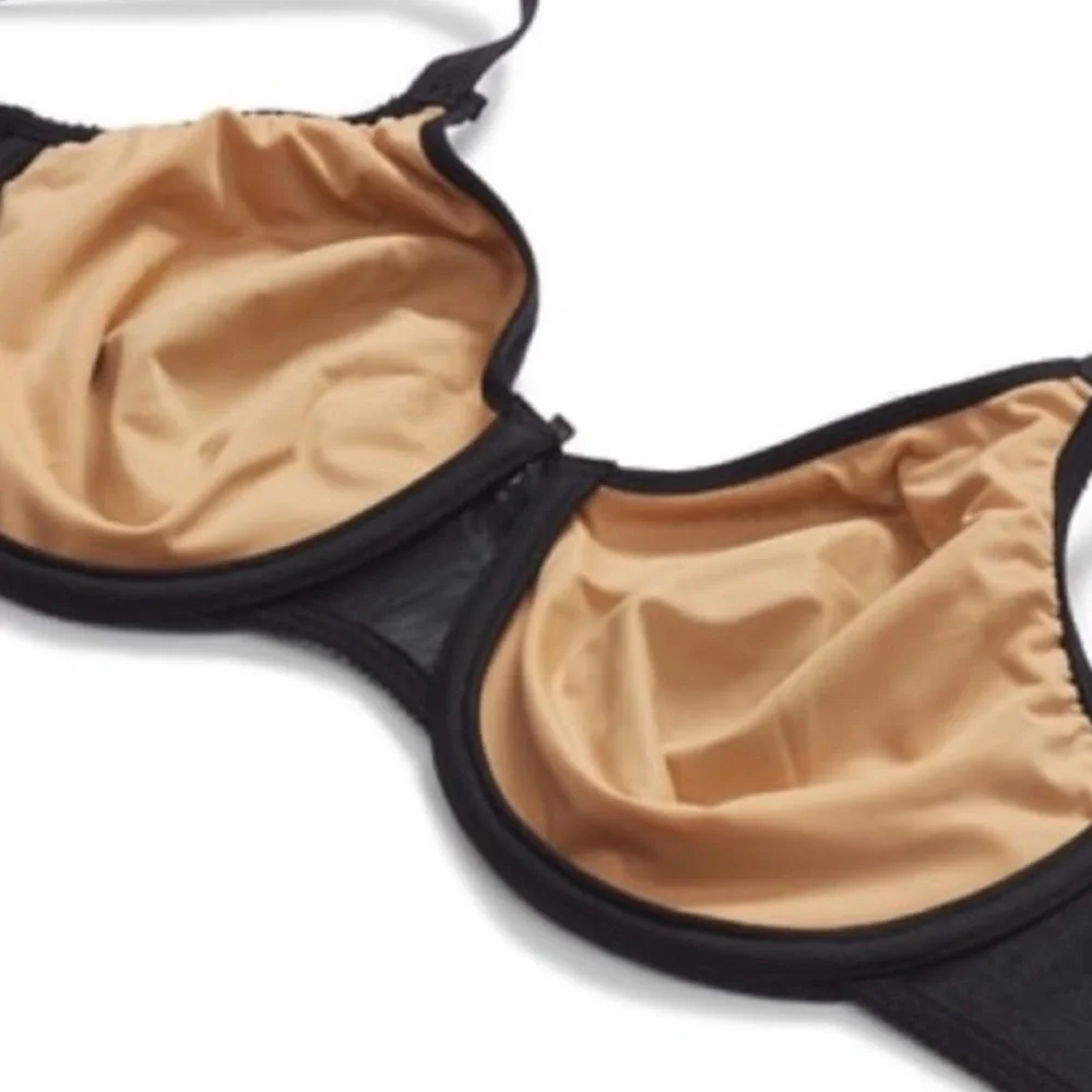 Chantelle C Magnifique Minimizer lightly lined full coverage Bra 42D black NWOT - Picture 6 of 12